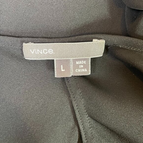 Vince Charcoal Drape Blouse - Picture 5 of 7